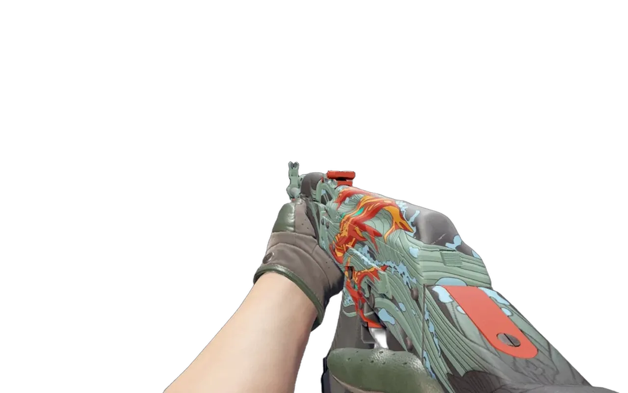 AK-47 Aquamarine Revenge with Racing Green Driver Gloves CS2 skin combo