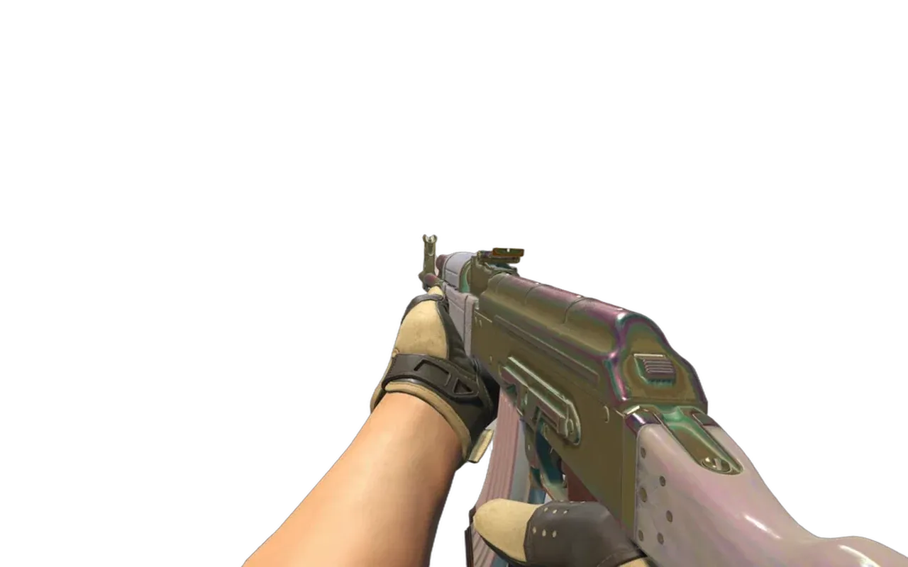 AK-47 Aphrodite with Creme Pinstripe Sport Gloves CS2 skin combo