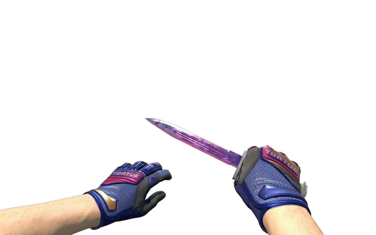 Bayonet Doppler Phase 2 with Fade Specialist Gloves CS2 skin combo