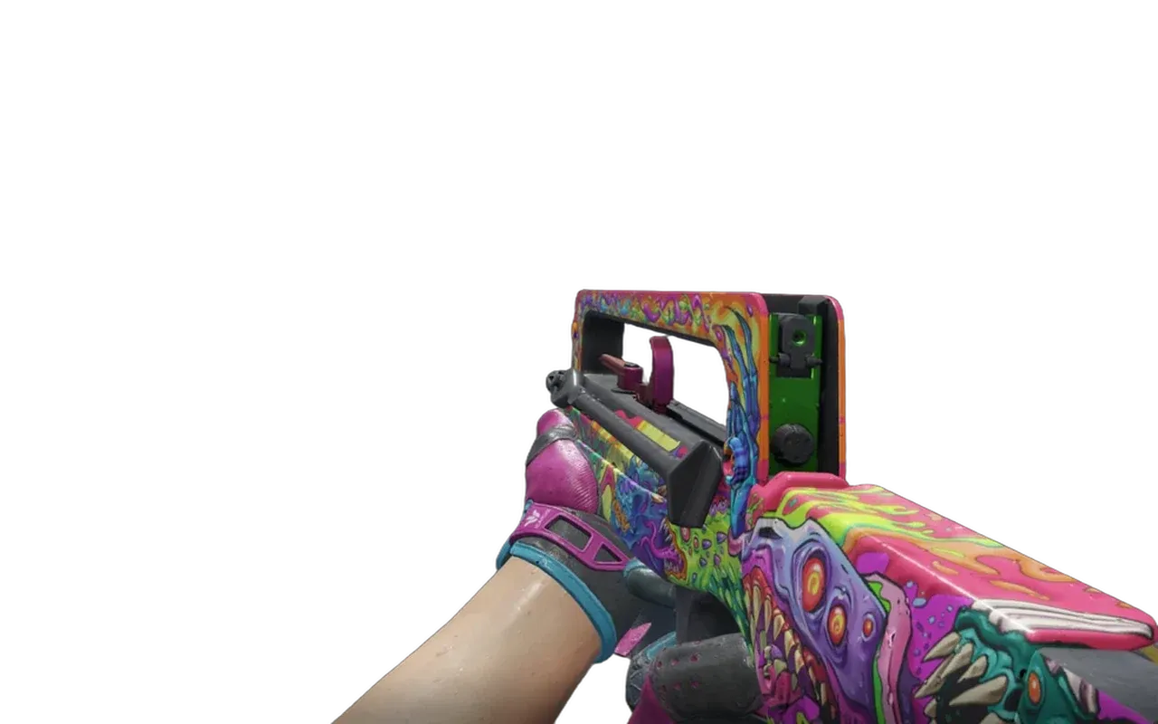 FAMAS Bad Trip with Vice Sport Gloves CS2 skin combo