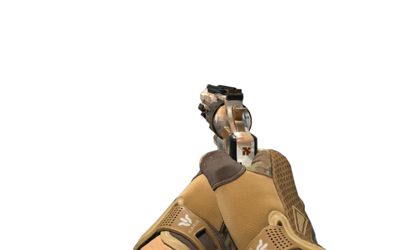 R8 Revolver Monarch with Arid Sport Gloves CS2 skin combo