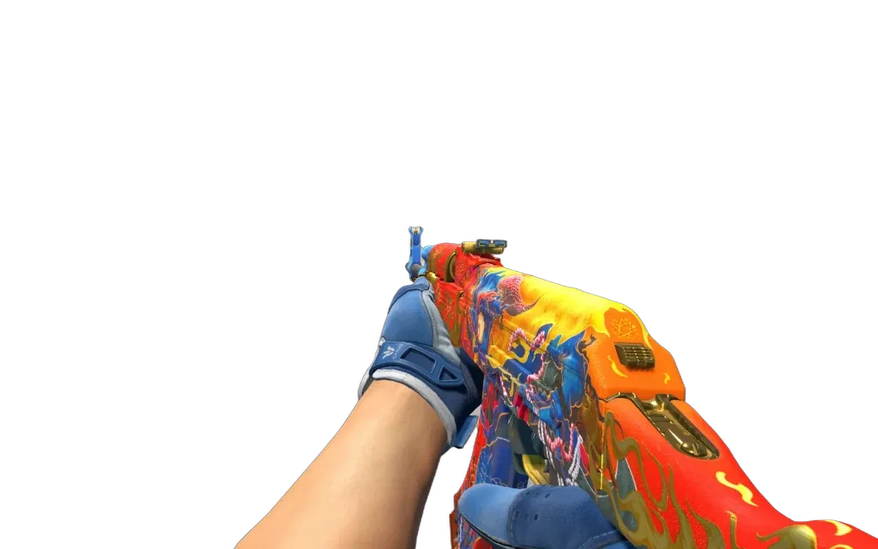 AK-47 Consequence of the Jinn with Amphibious Sport Gloves CS2 skin combo