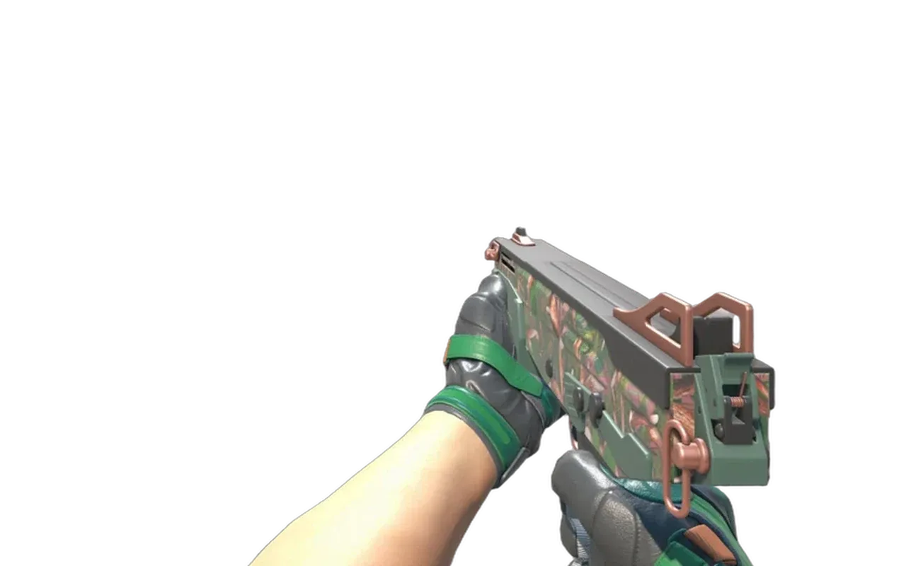 MAG-7 Wildwood with Turtle Moto Gloves CS2 skin combo