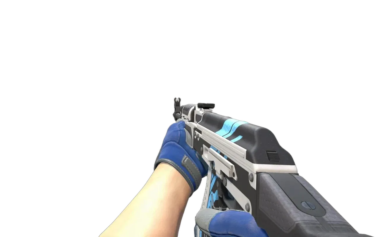 AK-47 Vulcan with Mogul Specialist Gloves CS2 skin combo