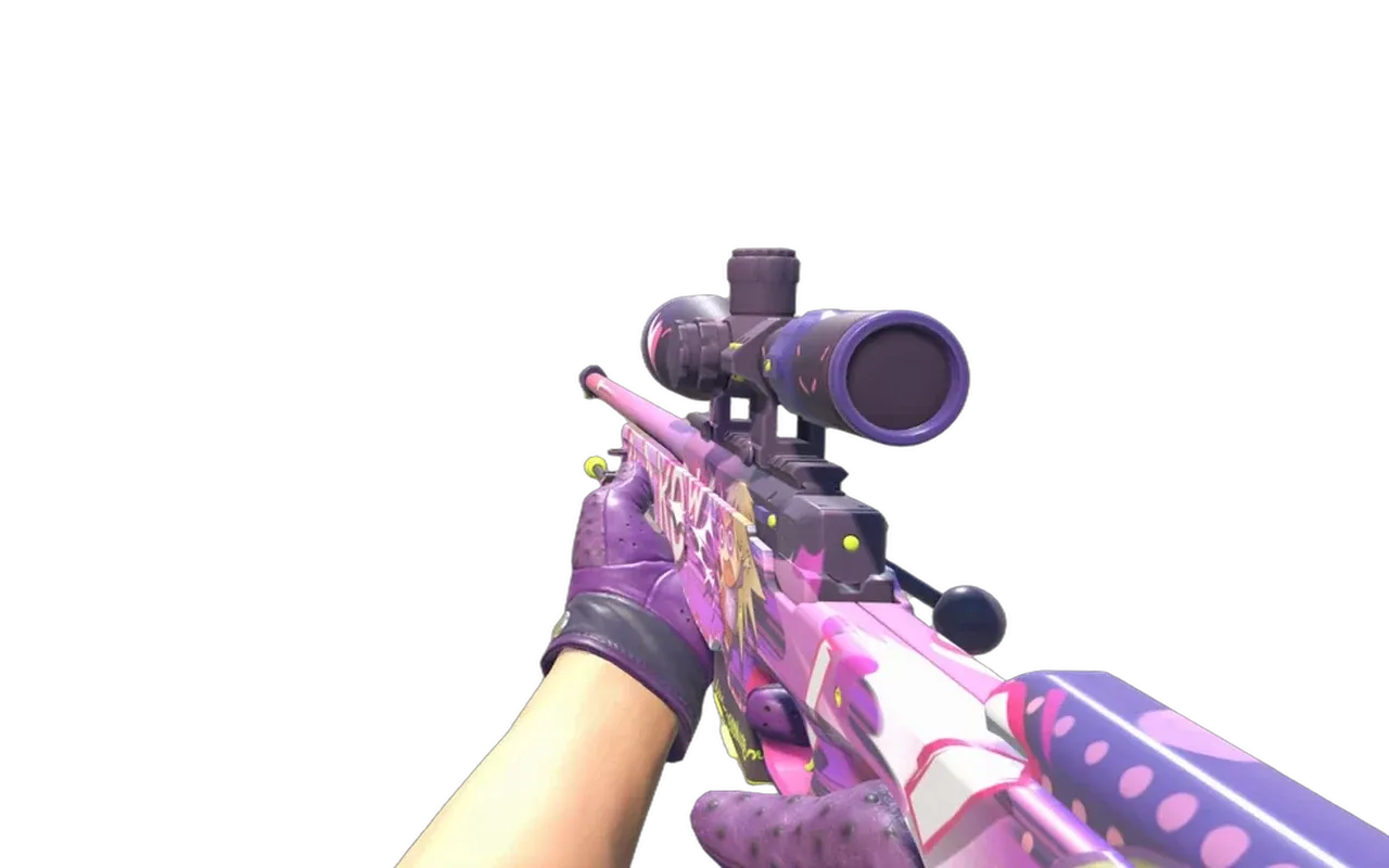 AWP Crakow! with Plum Quill Driver Gloves CS2 skin combo