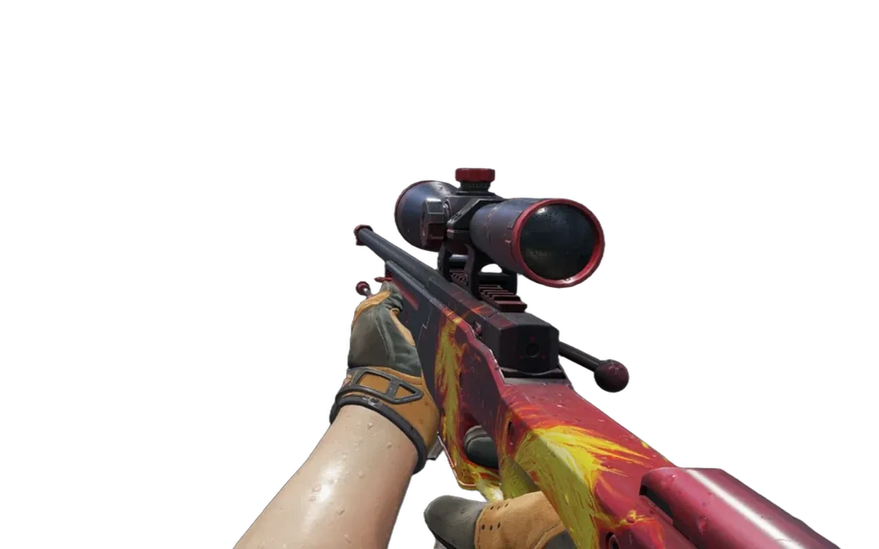 AWP Wildfire with Big Game Sport Gloves CS2 skin combo