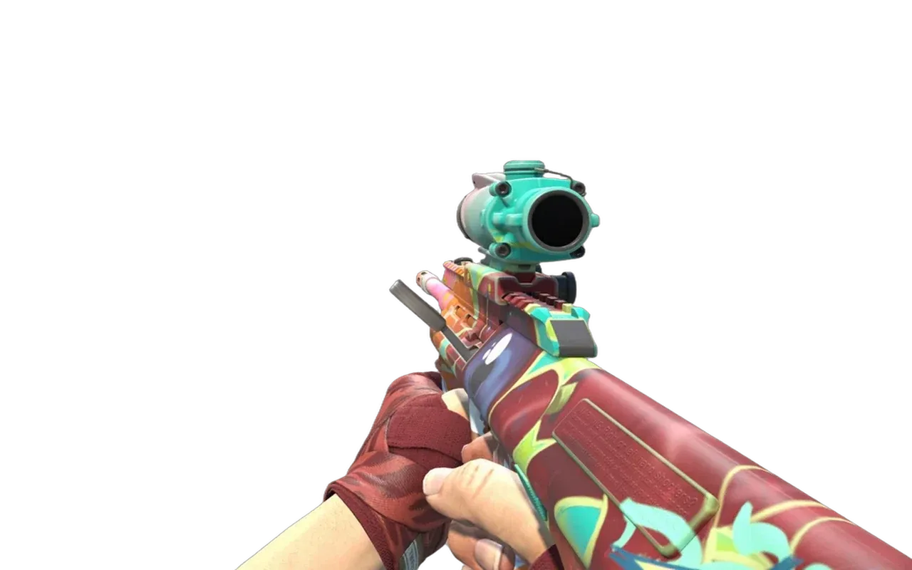 AUG Eye of Zapems with Slaughter Hand Wraps CS2 skin combo