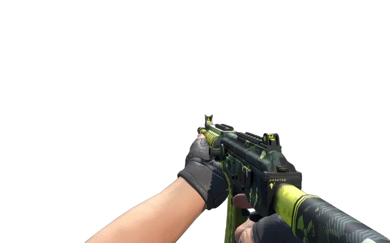 Galil AR Cerberus with Charred Bloodhound Gloves CS2 skin combo