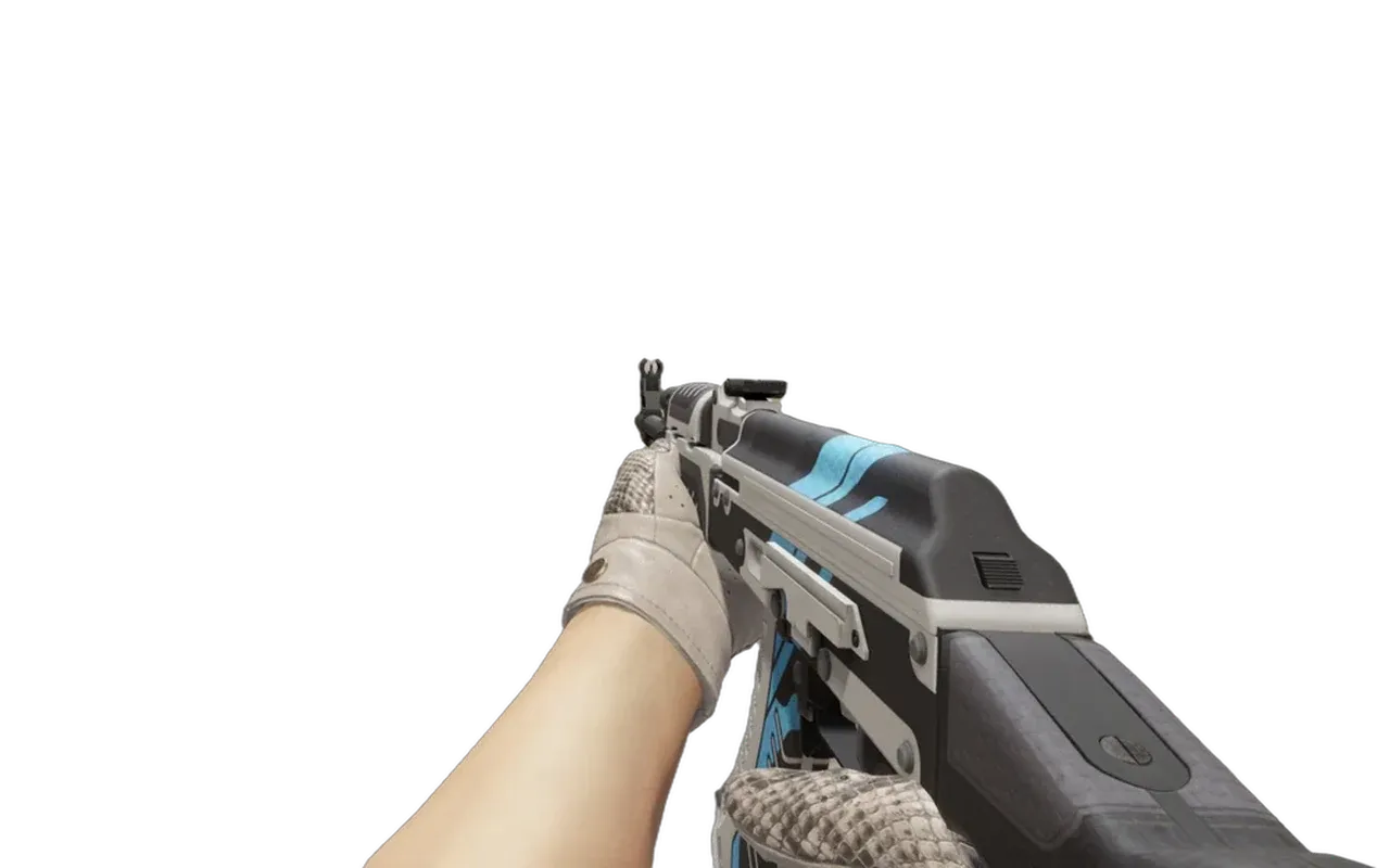 AK-47 Vulcan with King Snake Driver Gloves CS2 skin combo