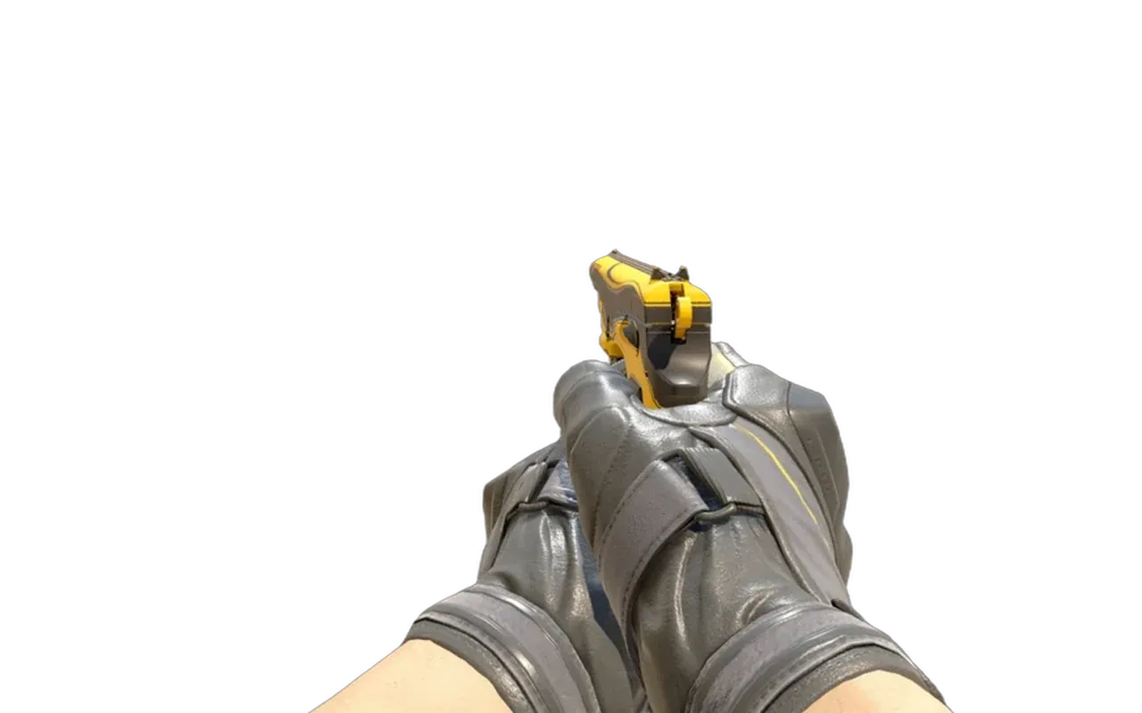 CZ75-Auto Yellow Jacket with Eclipse Moto Gloves CS2 skin combo
