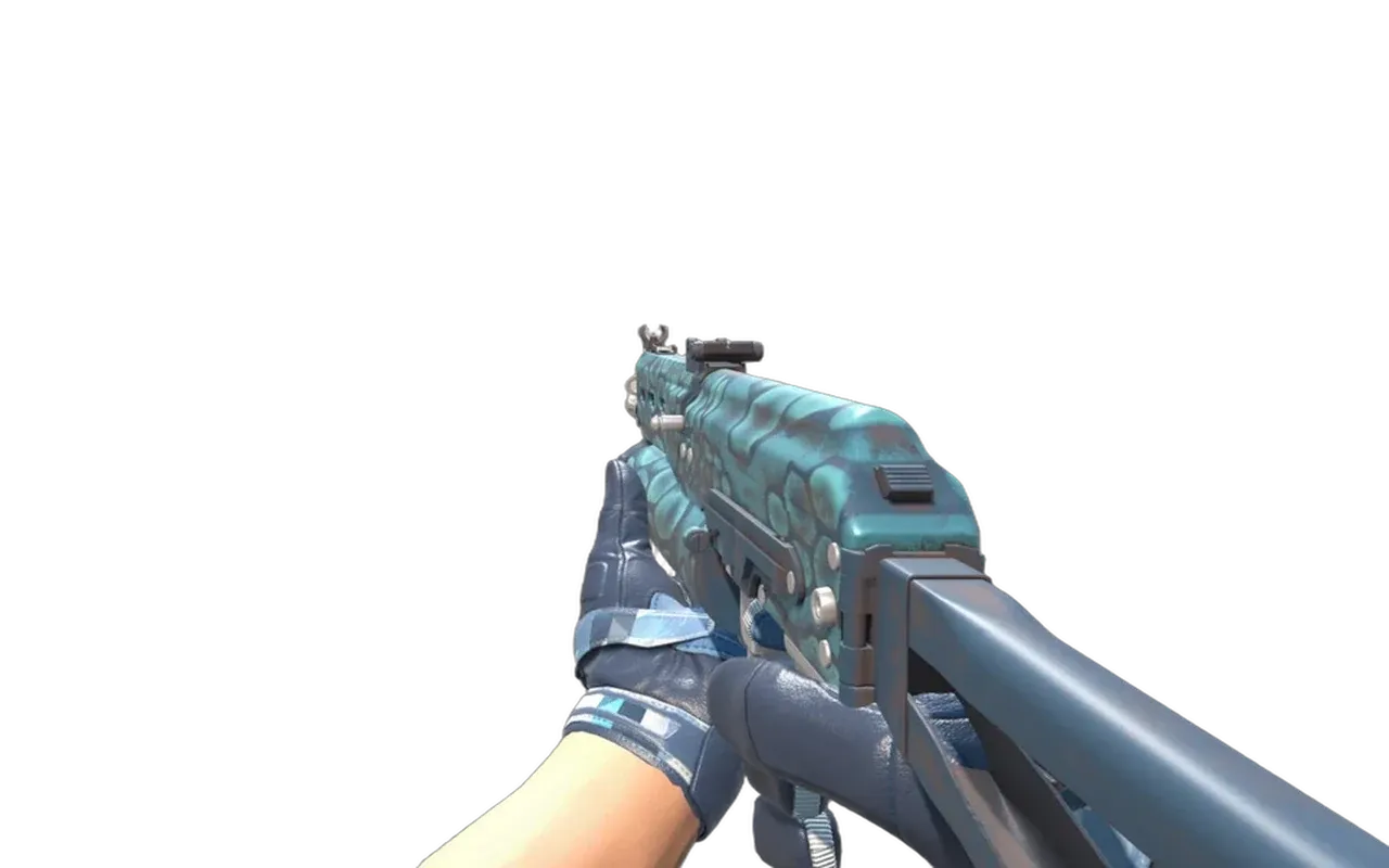 PP-Bizon Cold Cell with Polygon Moto Gloves CS2 skin combo