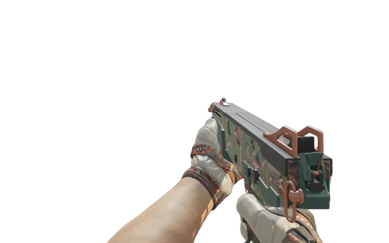 MAG-7 Wildwood with POW! Moto Gloves CS2 skin combo