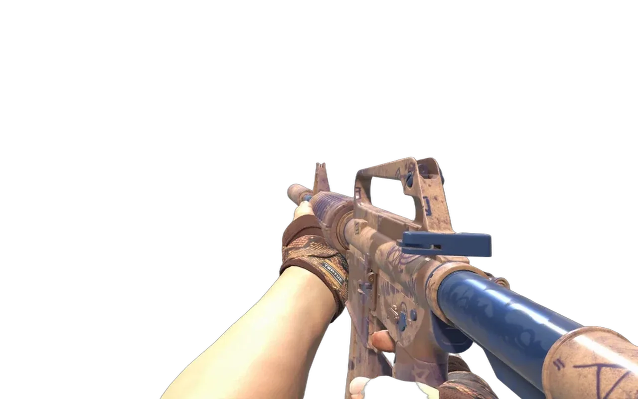 M4A1-S Wash me plz with Constrictor Hand Wraps CS2 skin combo