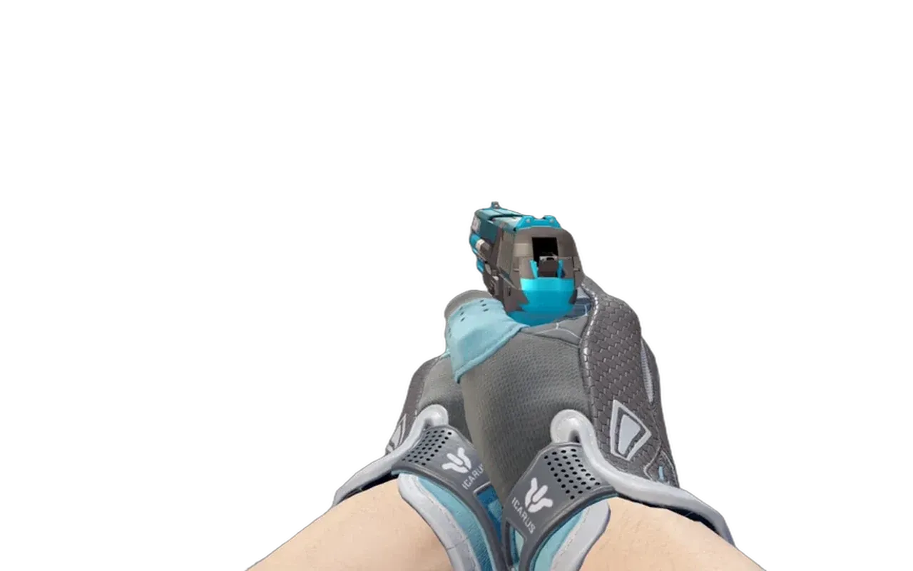P2000 Handgun with Superconductor Sport Gloves CS2 skin combo