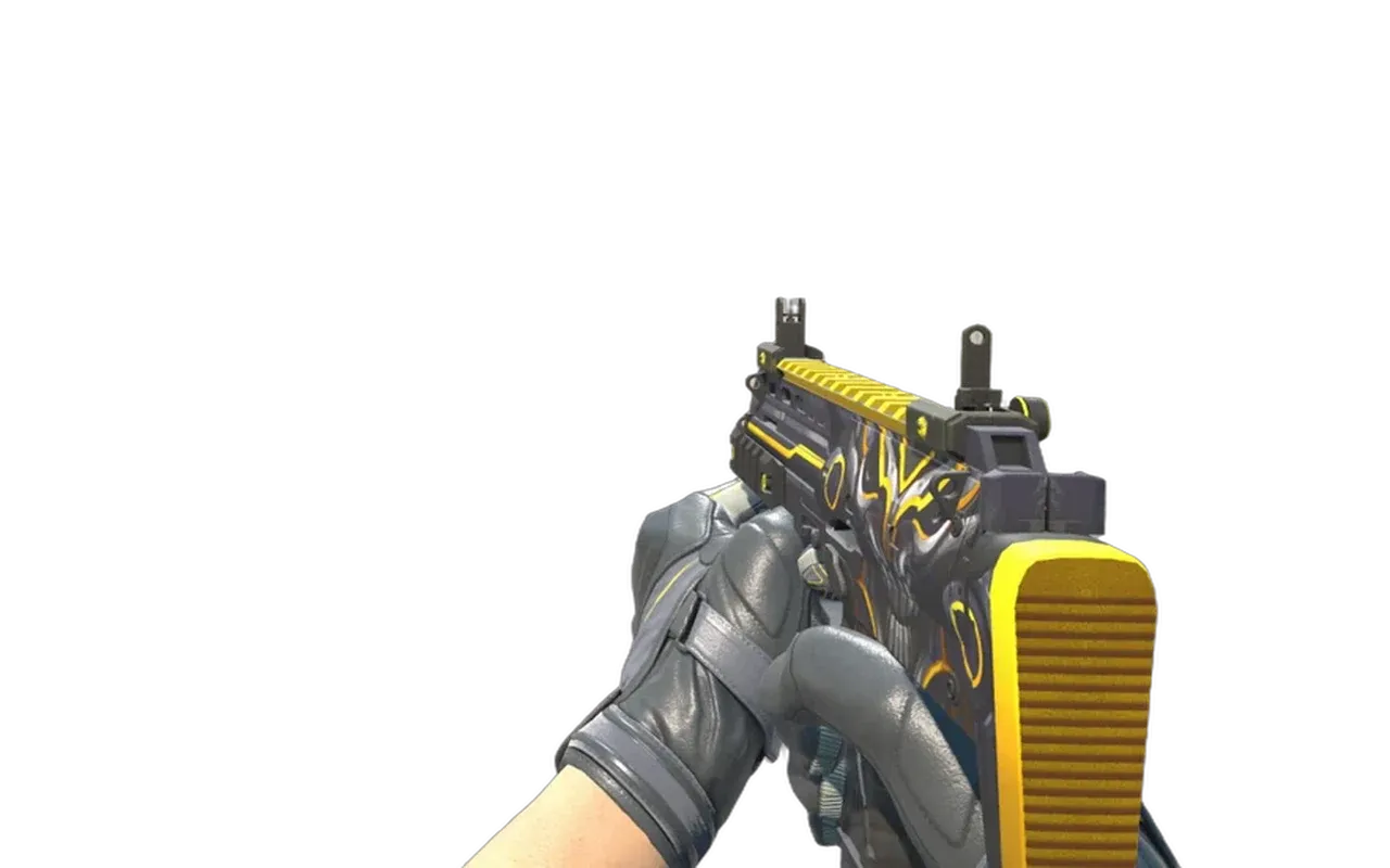 MP7 Nemesis with Smoke Out Moto Gloves CS2 skin combo