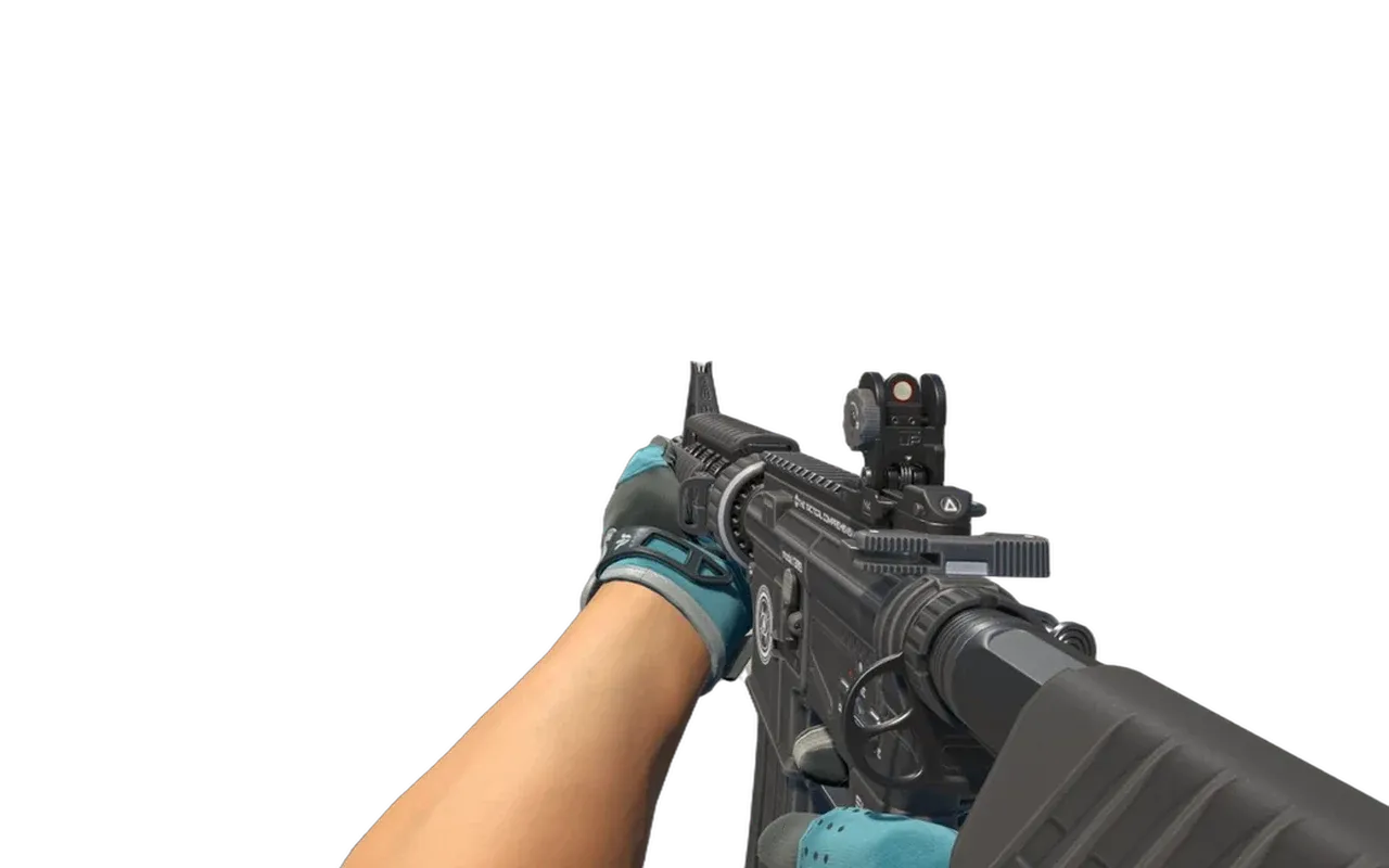 M4A4 Dark Operative with Superconductor Sport Gloves CS2 skin combo