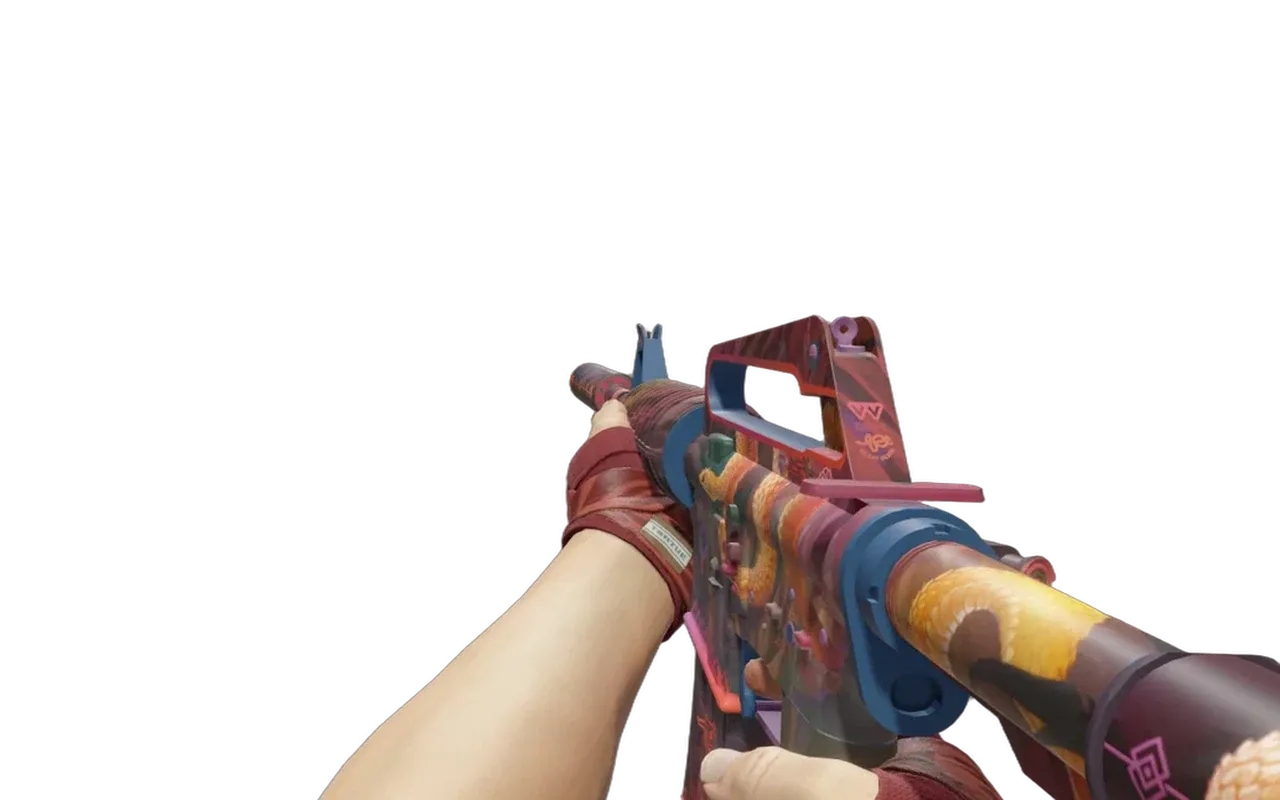 M4A1-S Welcome to the Jungle with Slaughter Hand Wraps CS2 skin combo