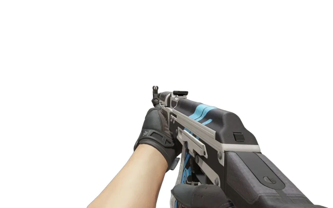 AK-47 Vulcan with Nocts Sport Gloves CS2 skin combo