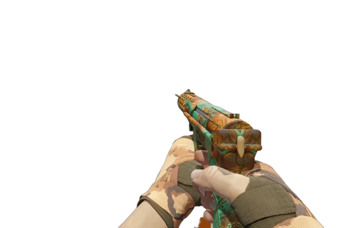 Tec-9 Toxic with Badlands Hand Wraps CS2 skin combo