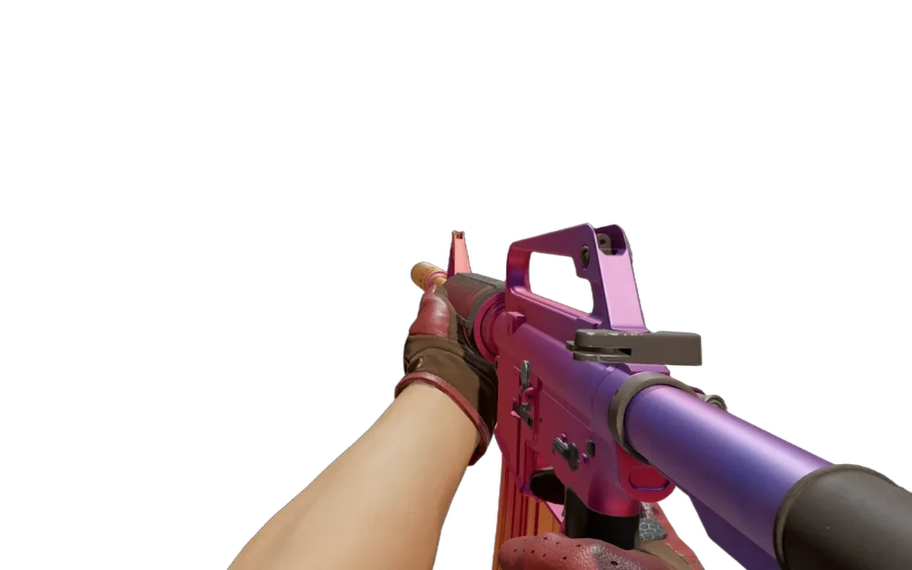 M4A1-S Fade with Crimson Weave Driver Gloves CS2 skin combo
