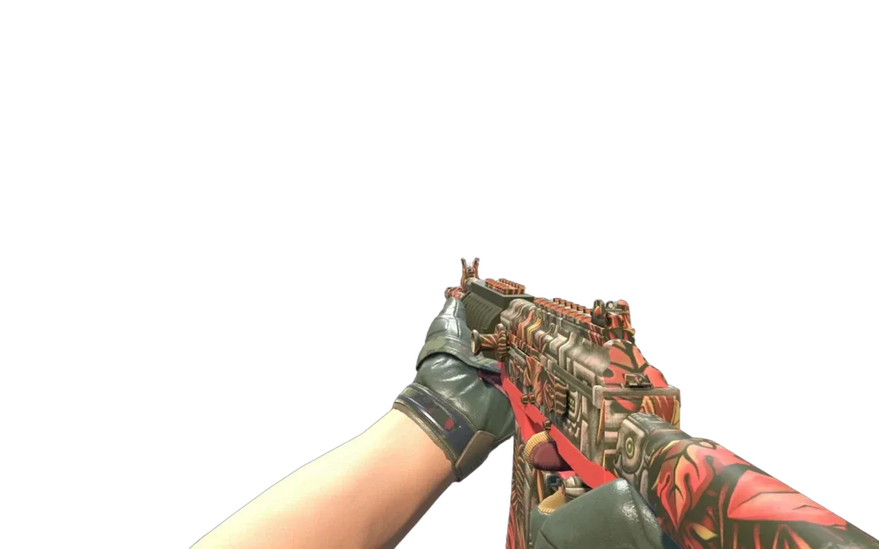 Galil AR Dusk Ruins with 3rd Commando Company Moto Gloves CS2 skin combo