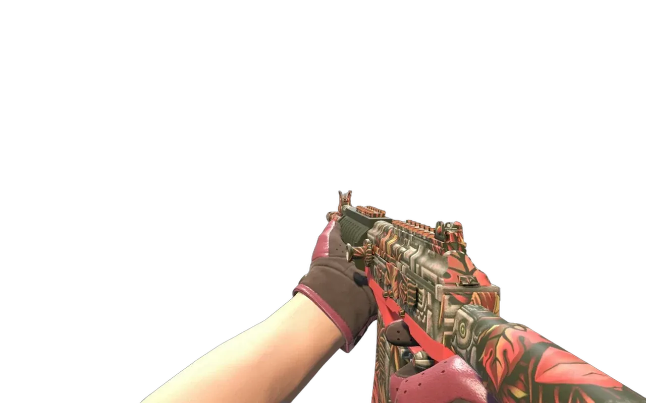 Galil AR Dusk Ruins with Crimson Weave Driver Gloves CS2 skin combo