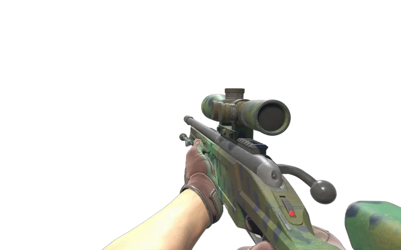 SSG 08 Jungle Dashed with Buckshot Specialist Gloves CS2 skin combo