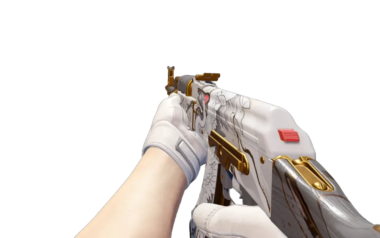 AK-47 Crane Flight with Pillow Punchers Specialist Gloves CS2 skin combo