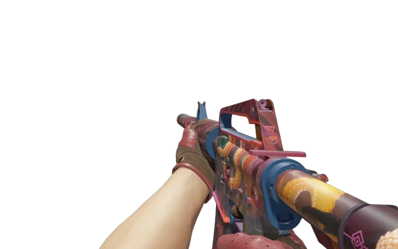 M4A1-S Welcome to the Jungle with Crimson Weave Driver Gloves CS2 skin combo