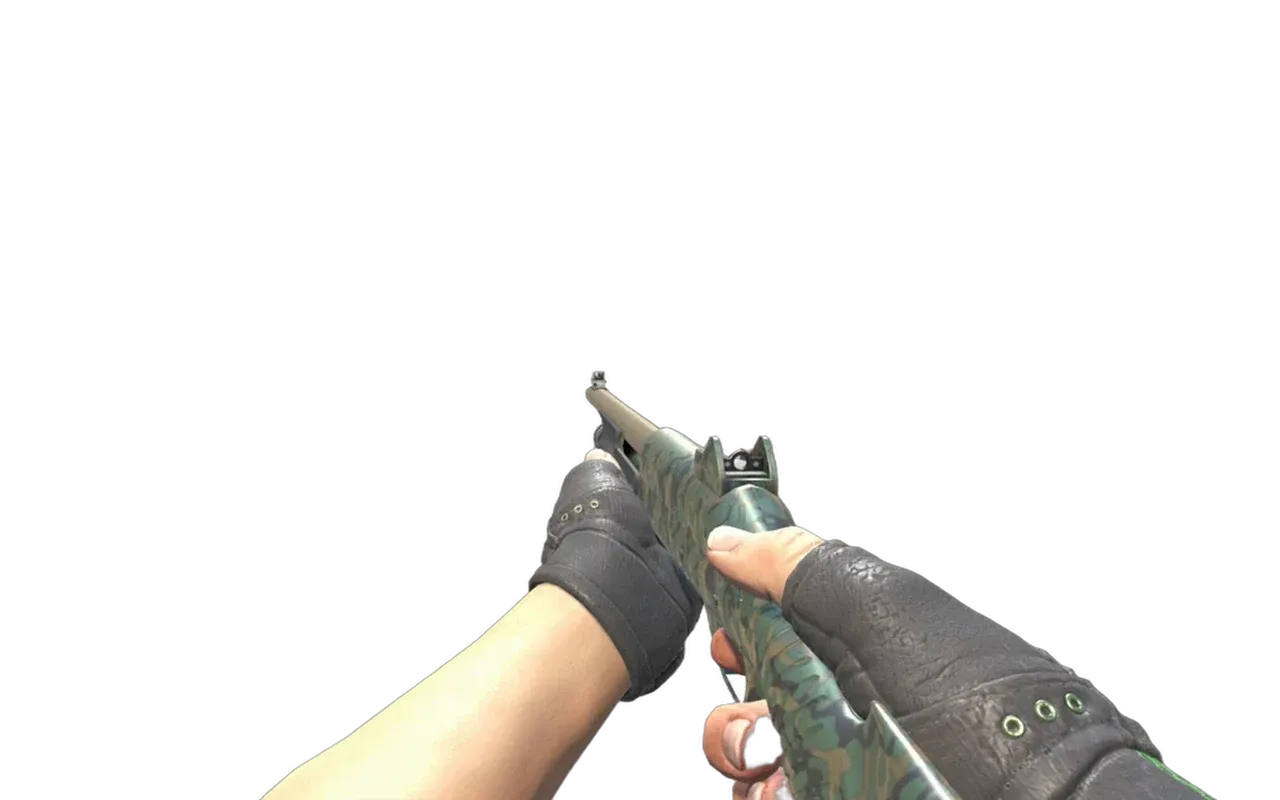 Nova Army Sheen with Emerald Hydra Gloves CS2 skin combo