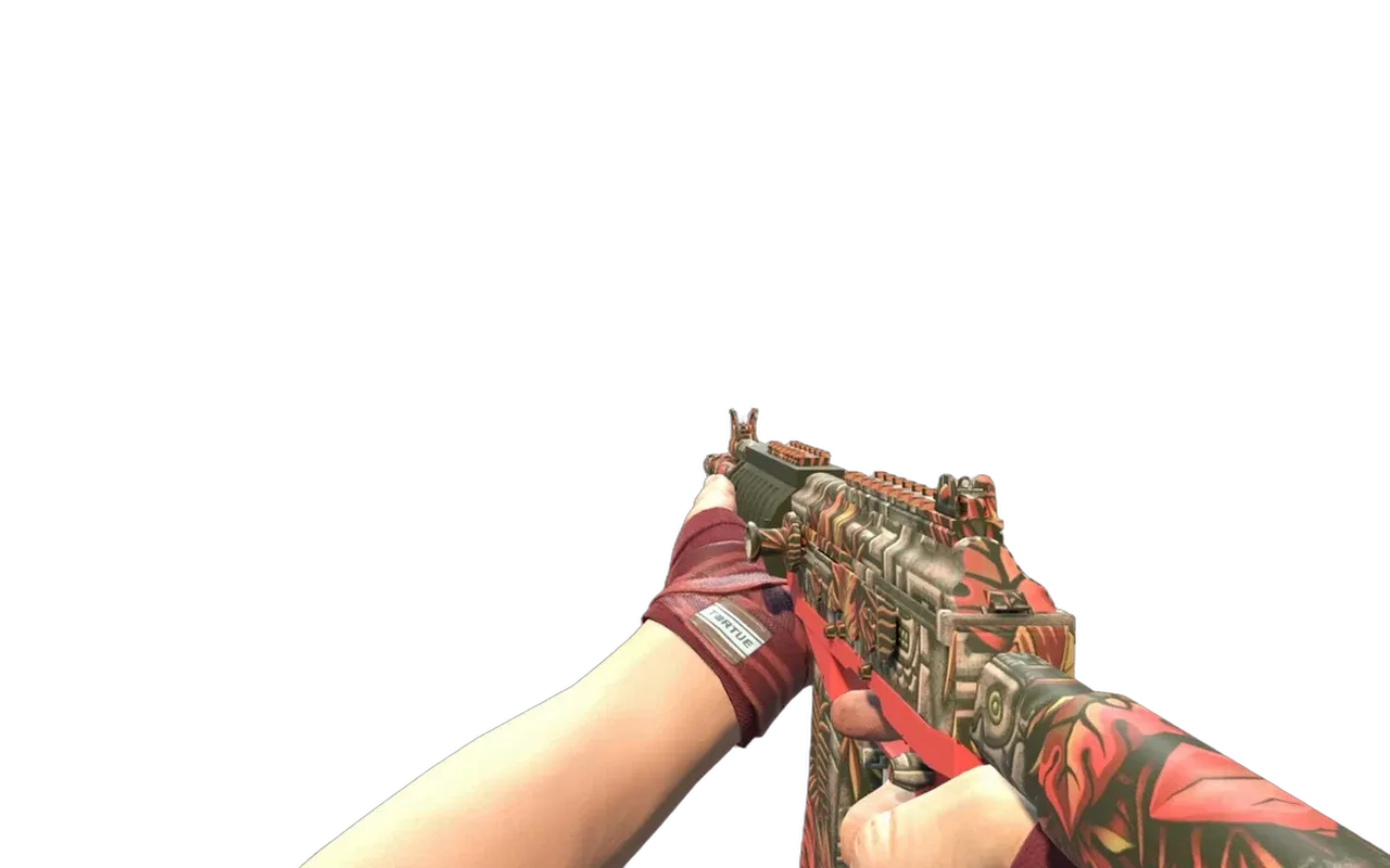 Galil AR Dusk Ruins with Slaughter Hand Wraps CS2 skin combo