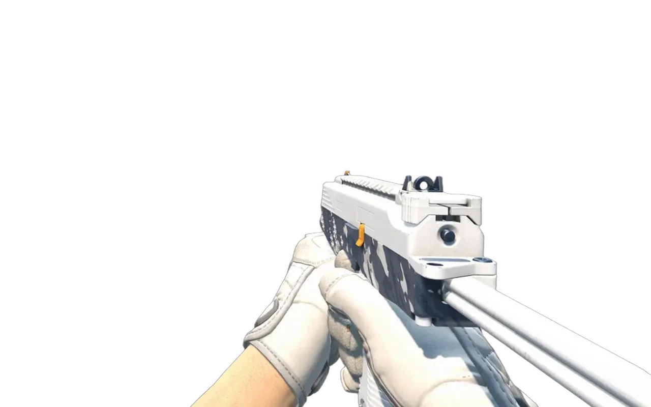 MP9 Arctic Tri-Tone with Pillow Punchers Specialist Gloves CS2 skin combo