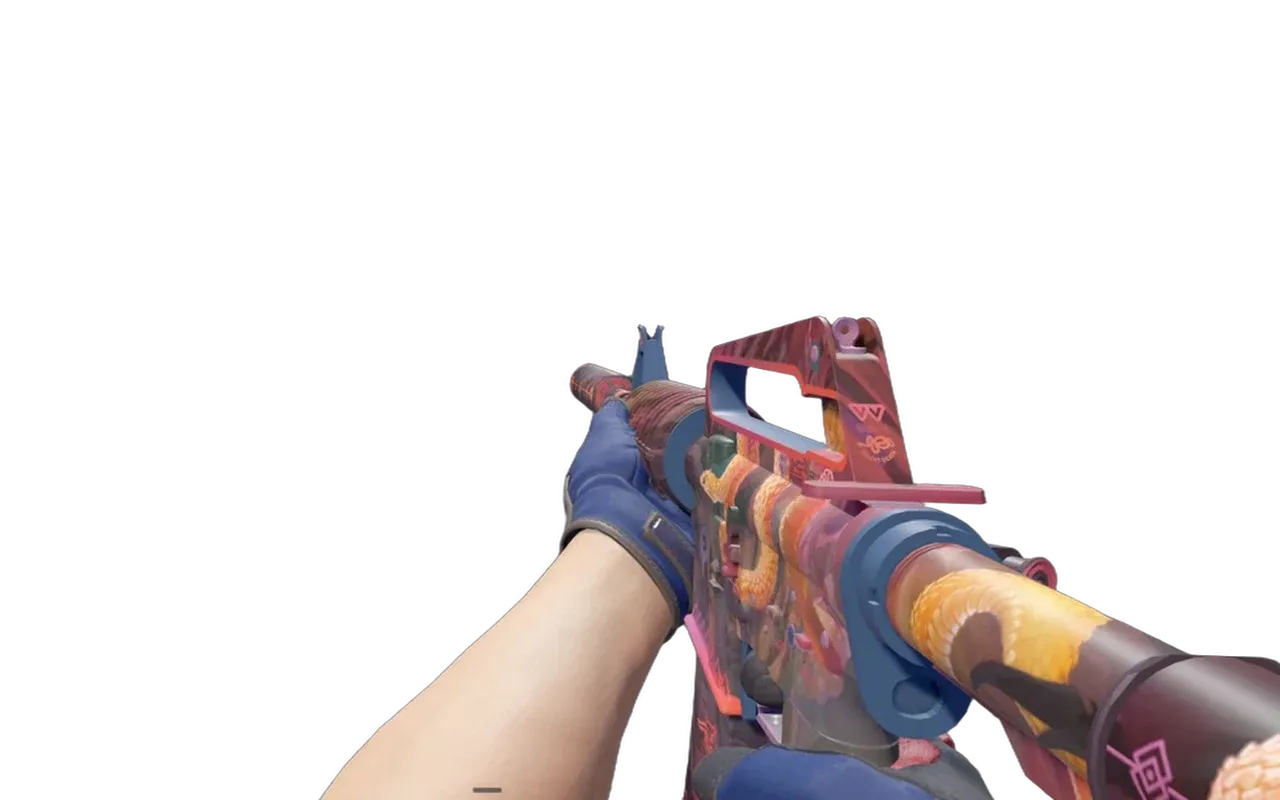 M4A1-S Welcome to the Jungle with Mogul Specialist Gloves CS2 skin combo