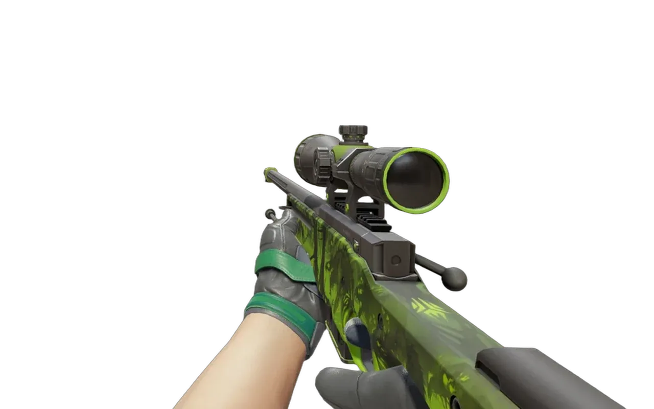 AWP Containment Breach with Turtle Moto Gloves CS2 skin combo