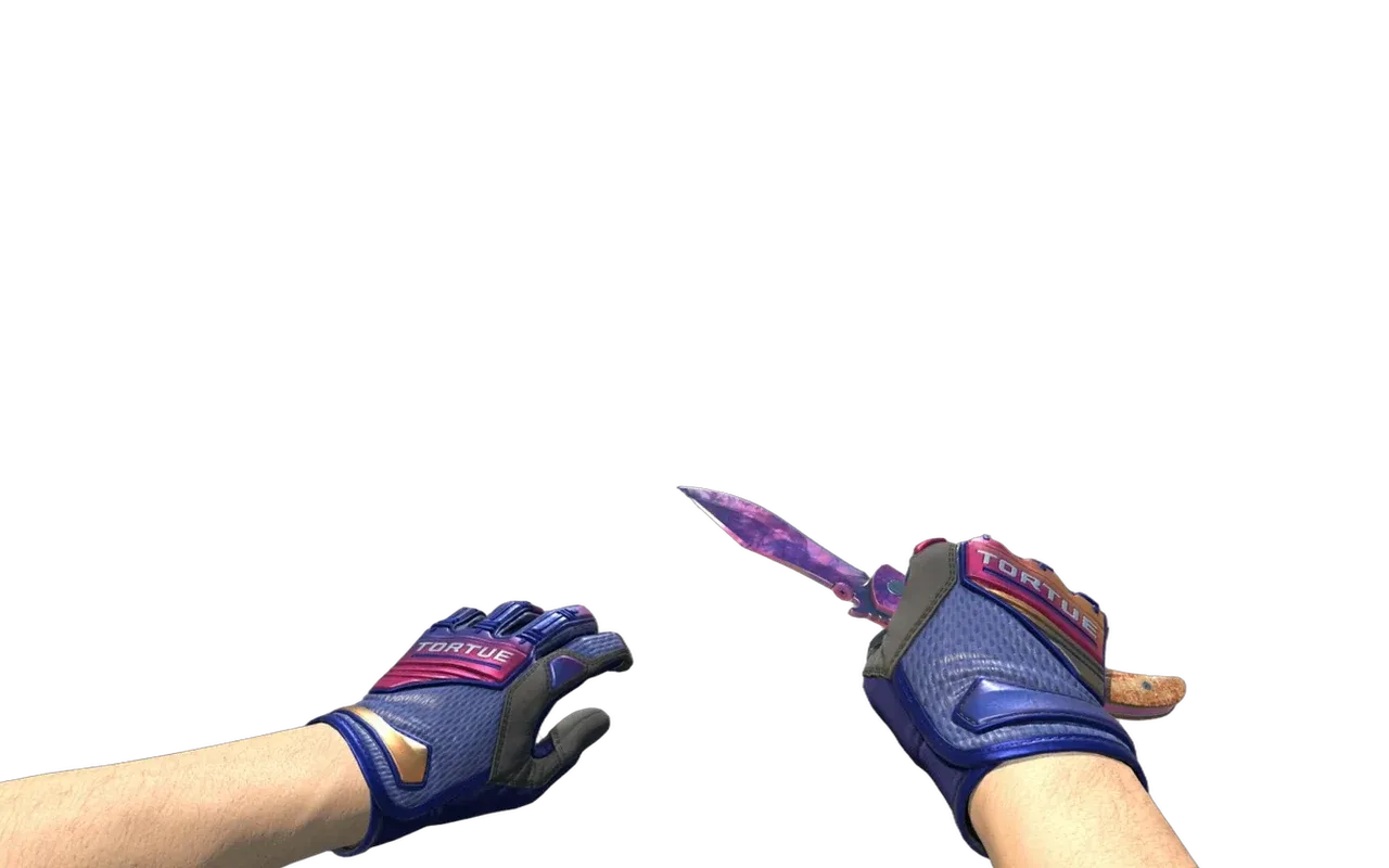 Navaja Knife Doppler Phase 2 with Fade Specialist Gloves CS2 skin combo