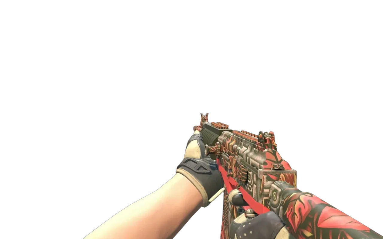 Galil AR Dusk Ruins with Creme Pinstripe Sport Gloves CS2 skin combo