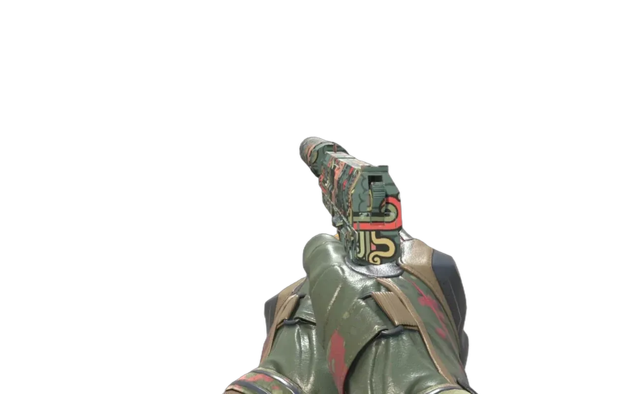USP-S Ancient Visions with 3rd Commando Company Moto Gloves CS2 skin combo