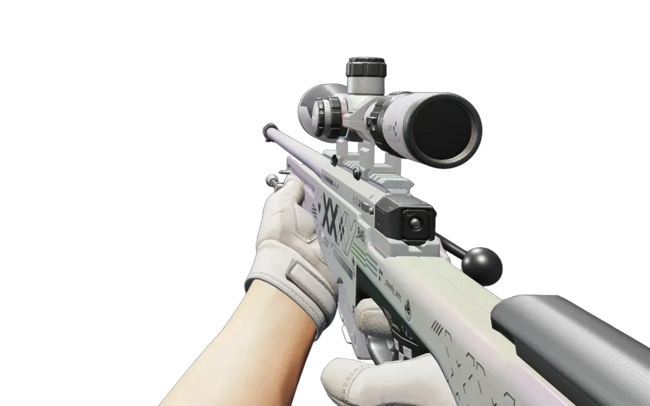 AWP Printstream with Pillow Punchers Specialist Gloves CS2 skin combo