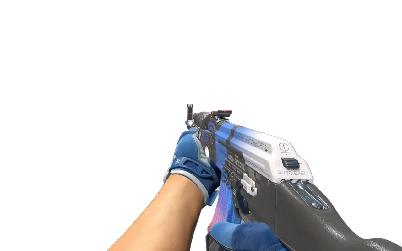 AK-47 AUTOEXEC with Amphibious Sport Gloves CS2 skin combo