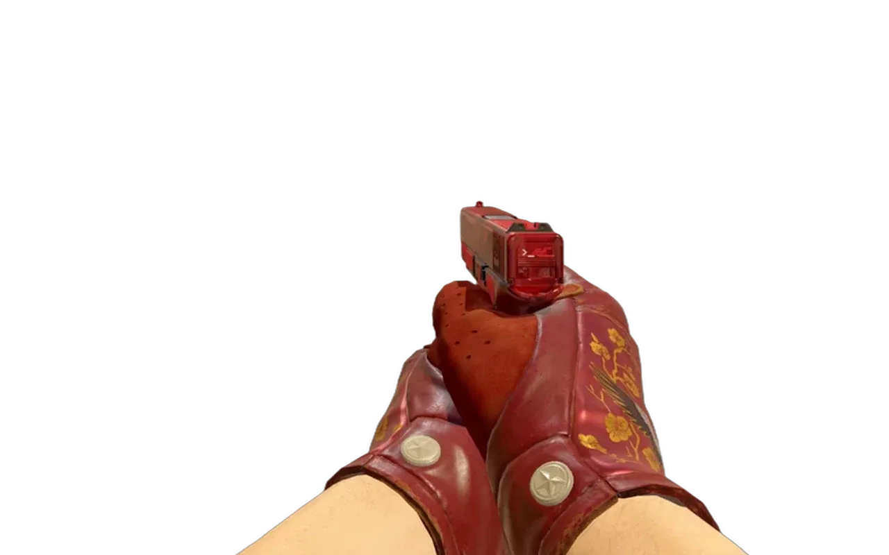 Glock-18 Ghost Protocol with Brocade Crane Driver Gloves CS2 skin combo