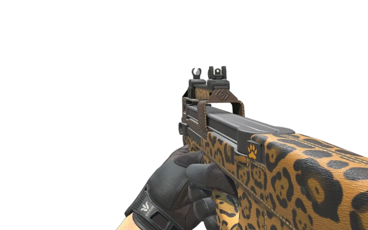 P90 Run and Hide with Nocts Sport Gloves CS2 skin combo