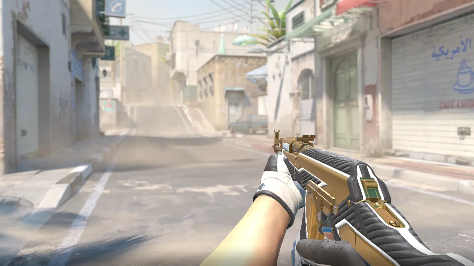 AK-47 The Oligarch with Black Tie Driver Gloves CS2 skin combo