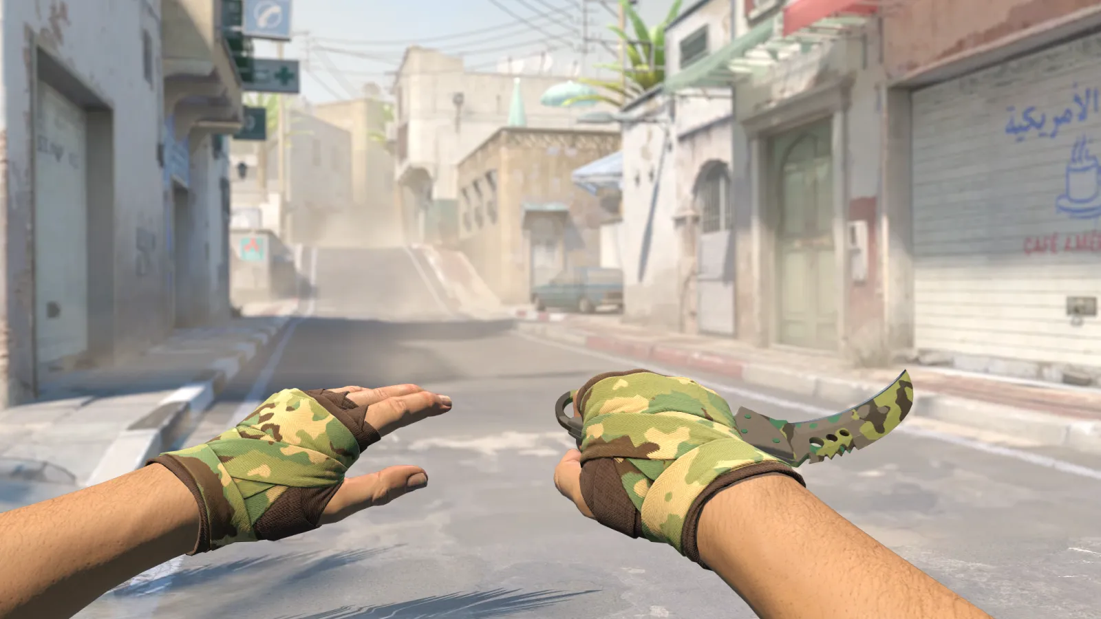 Talon Knife Boreal Forest Arboreal Hand Wraps, CS2 skin combo screenshot