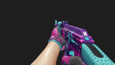 AK-47 Neon Rider Vice Sport Gloves, CS2 skin combo