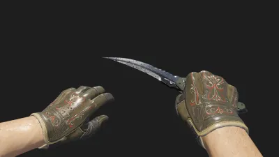 Flip Knife Creme Pinstripe Gloves, CS2 skin combo