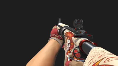 M4A4 Falak Slingshot Sport Gloves, CS2 skin combo