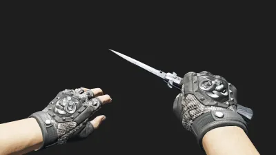 Stiletto Damascus Steel Unhinged Gloves, CS2 skin combo