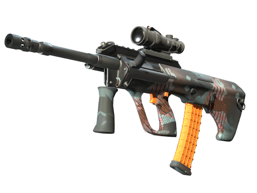 AUG | Amber Slipstream, CS2 AUG skin