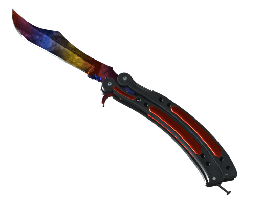 Butterfly Knife | Marble Fade, CS2 Butterfly Knife skin
