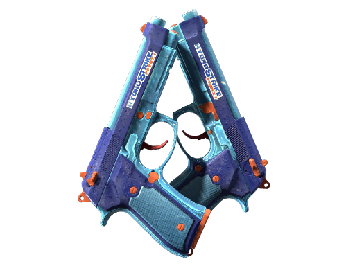 Dual Berettas | Hydro Strike, CS2 Dual Berettas skin